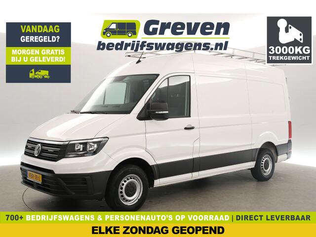 Volkswagen CRAFTER 35 2.0 TDI L3H3 | 140PK | 3000KG Trekgew. Trekhaak | Airco Cruise 3 Persoons Imperiaal