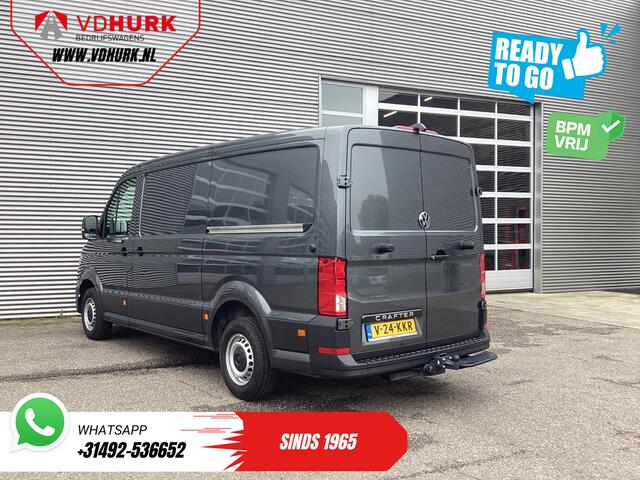 Volkswagen CRAFTER 35 2.0 TDI 140 pk Aut. L3H2 2x Schuifdeur/ LED/ Virtual Cockpit/ Gev.Stoel/ 270Gr.Deuren/ Carplay/ Navi/ Trekhaak/ Camera/ Cruise