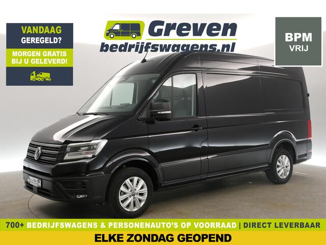 Volkswagen CRAFTER 2.0 TDI DSG HIGHLINE EXCLUSIVE L3H3 | FACELIFT MODEL | BPM VRIJ | NIEUW 3000KG TREKHAAK VIRTUAL ADAPTIVE CRUISE LED 140PK CARPLAY 17"LMV
