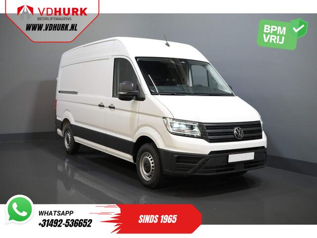 Volkswagen CRAFTER 35 2.0 TDI 140 pk DSG Aut. L3H3 BPM VRIJ! LED/ Virtual Cockpit/ Camera/ Cruise/ Carplay/ Gev.Stoel