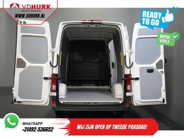 Volkswagen CRAFTER 35 2.0 TDI 140 pk DSG Aut. L3H3 BPM VRIJ! Betimmering/ LED/ Virtual Cockpit/ Camera/ Cruise/ Carplay/ Gev.Stoel