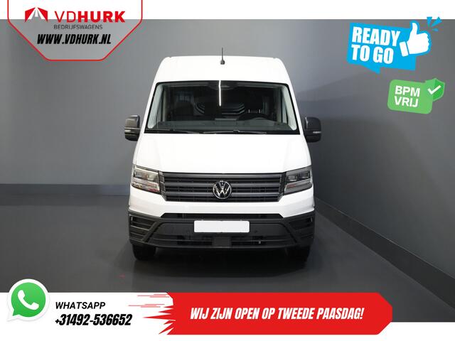Volkswagen CRAFTER 35 2.0 TDI 140 pk DSG Aut. L3H3 BPM VRIJ! Betimmering/ LED/ Virtual Cockpit/ Camera/ Cruise/ Carplay/ Gev.Stoel