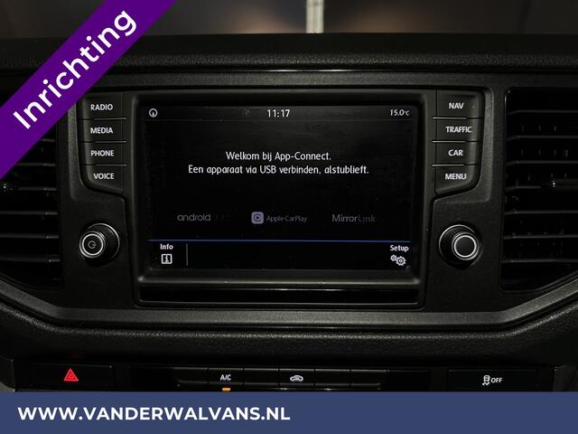 Volkswagen CRAFTER 2.0 TDI 177pk L3H2 L2H1 Inrichting Euro6 Airco | Navigatie | Apple Carplay | Android Auto, 3000kg Trekhaak, Imperiaal, Cruisecontrol, Parkeersensoren, Bijrijdersbank