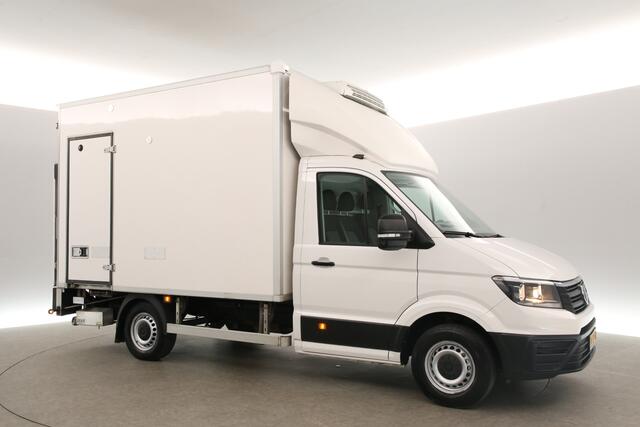 Volkswagen CRAFTER 35 2.0 TDI Bakwagen | NACHTKOELING | 141PK DSG Automaat Koelwagen Laadklep Laadbak Zijdeur Koelauto Airco Cruise Navi 3 Persoons