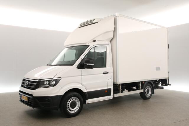 Volkswagen CRAFTER 35 2.0 TDI Bakwagen | NACHTKOELING | 141PK DSG Automaat Koelwagen Laadklep Laadbak Zijdeur Koelauto Airco Cruise Navi 3 Persoons