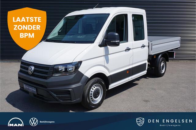 Volkswagen CRAFTER 35 | 2.0 TDI | Pick-UP DC | FACELIFT | 7 Zitplaatsen | Airco | PDC | Trekhaak
