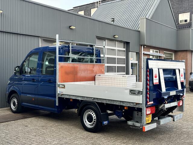 Volkswagen CRAFTER 35 2.0 TDI DC Laadklep 750kg Openlaadbak Pick-up Airco Cruise controle 6-Persoons Telefoonverbinding Euro 6 Lift Bpm vrij voor particulier gebruik!