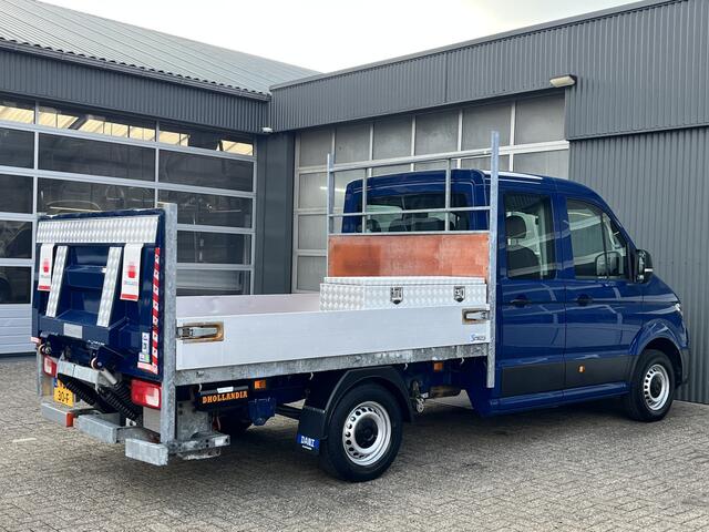 Volkswagen CRAFTER 35 2.0 TDI DC Laadklep 750kg Openlaadbak Pick-up Airco Cruise controle 6-Persoons Telefoonverbinding Euro 6 Lift Bpm vrij voor particulier gebruik!