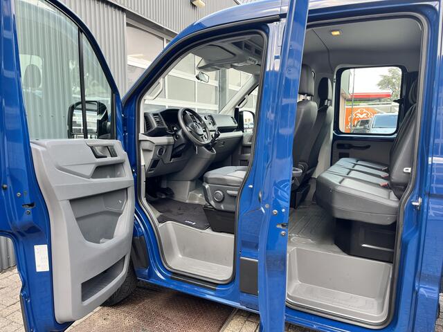 Volkswagen CRAFTER 35 2.0 TDI DC Laadklep 750kg Openlaadbak Pick-up Airco Cruise controle 6-Persoons Telefoonverbinding Euro 6 Lift Bpm vrij voor particulier gebruik!