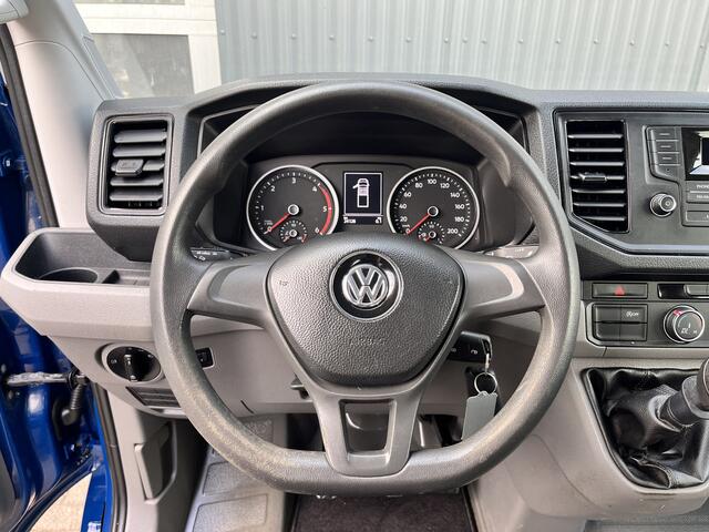 Volkswagen CRAFTER 35 2.0 TDI DC Laadklep 750kg Openlaadbak Pick-up Airco Cruise controle 6-Persoons Telefoonverbinding Euro 6 Lift Bpm vrij voor particulier gebruik!