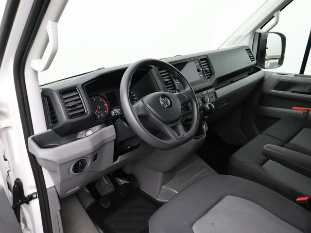 Volkswagen CRAFTER 2.0TDI 140PK Bakwagen+Laadklep | 4,45 Laadlengte | Navigatie | Airco | Cruise | 3-Persoons | Dakspoiler | Zijdeur