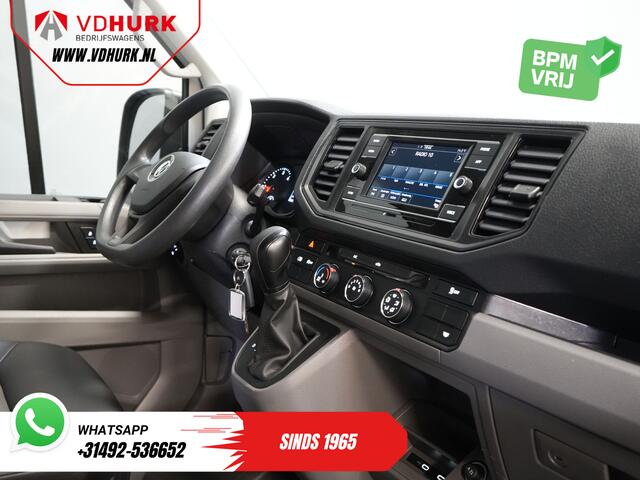 Volkswagen CRAFTER 35 2.0 TDI 140 pk DSG Aut. L3H3 BPM VRIJ! Carplay/ Camera/ Cruise/ Trekhaak/ Betimmerd/ Airco