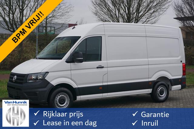 Volkswagen CRAFTER 35 140PK L3H3 Facelift BPM VRIJ 10" Scherm Apple CP/Android A, 270° deuren!! NR. J01*