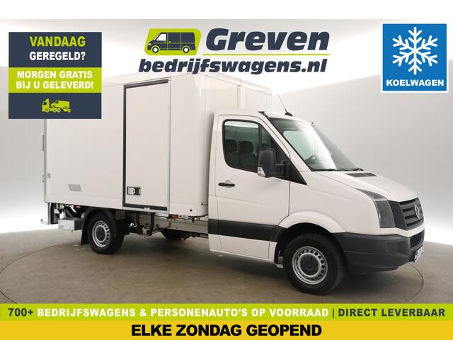 Volkswagen CRAFTER 35 2.0 TDI | Koelwagen 0° C | NACHTKOELING | Zijdeur | Laadklep | L3.40m | Bakwagen | Koelauto | Cruise | 3-Zits | Laadbak