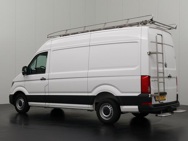 Volkswagen CRAFTER 2.0TDI L3H3 Imperiaal | Trekhaak | Werkplaats | Navigatie | Airco | Cruise | 3-Persoons | Betimmering