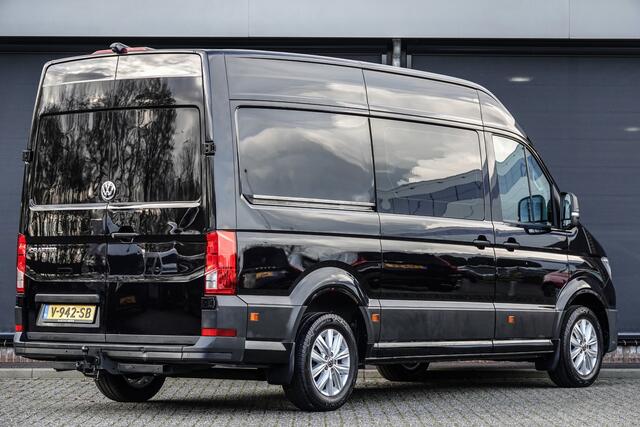 Volkswagen CRAFTER L3H2 | 2.0Tdi 140Pk Aut. | 35 | Dubbele Cabine | 6-Persoons | Trekhaak | 17'' | Deepblack
