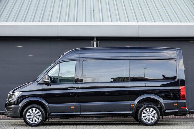 Volkswagen CRAFTER L3H2 | 2.0Tdi 140Pk Aut. | 35 | Dubbele Cabine | 6-Persoons | Trekhaak | 17'' | Deepblack