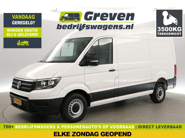 Volkswagen CRAFTER 35 2.0 TDI L3H3 | 177PK | 3500kg Trekgew. | Airco | Cruise | 3 Zits | Trekh.