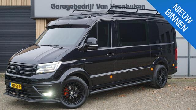 Volkswagen CRAFTER 2.0 TDI 177pk DC 5-Zits DSG L3H2 Exclusive *BLACK Edition* 20inch LM LED Navi Geveerde stoel 1e Eigenaar *Eyecatcher*