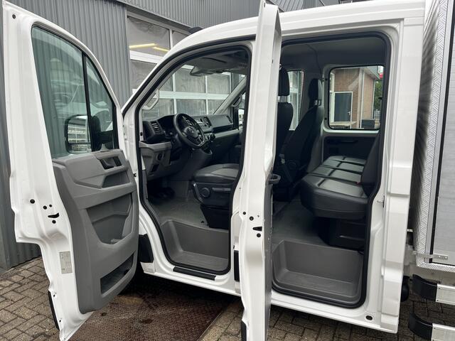 Volkswagen CRAFTER 35 2.0 TDI Maxi DC L4H1 Kipper 3000kg trekgewicht Euro 6 Airco Cruise controle 6-Persoons Telefoonverbinding Gereedschapskist Kieper Open laadbak Pick-up Bpm vrij