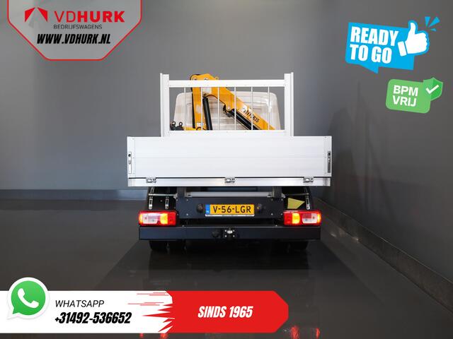 Volkswagen CRAFTER 50 165 pk Effer 352S Trekhaak/ Kraan/ Crane/ Kran/ Autokran/ PTO/ Open laadbak/ Dubbel Lucht