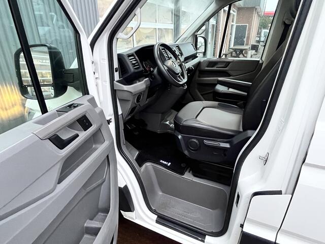 Volkswagen CRAFTER 35 2.0 TDI L4 DC 3000kg trekgewicht Kipper Airco Cruise controle 6 persoons Euro 6 Telefoonverbinding Gereedschapskist Dubbele cabine 1e eigenaar Ex gemeente Open laadbak Pick-up p-up Bakwagen Kieper