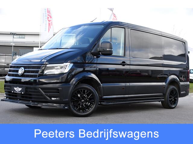 Volkswagen CRAFTER 35 2.0 TDI L3H2 DC Black Edition Cruise, Camera, Carplay, LED, Clima, Voorruit verwarming, Automaat, 7 Zits, Uniek!