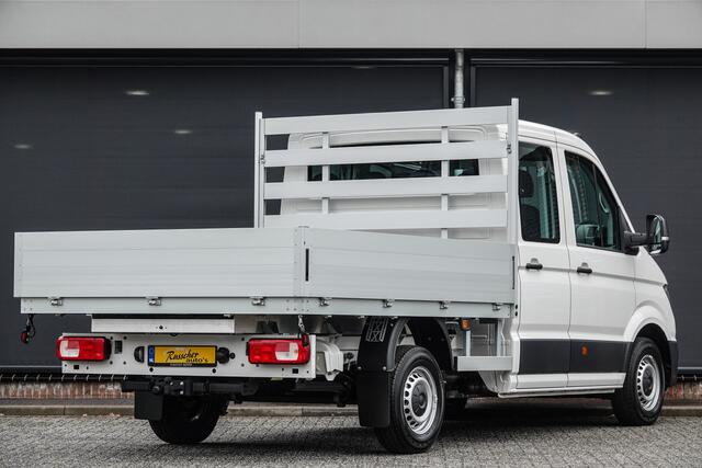 Volkswagen CRAFTER Bakauto | 2.0Tdi 163Pk | L3 | Dubbele cabine | 7-Persoons | 35 | 3.500Kg trekgwicht | Open Laadbak | Achteruitrijcamera | Trekhaak
