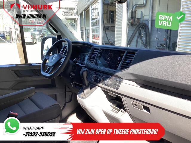 Volkswagen CRAFTER 2.0 TDI 180 pk DSG Aut. L3H3 DC Dubbel Cabine LED/ Adapt.Cruise/ Carplay/ Gev.Stoel/ Airco/ Navi/ Camera/ PDC/ 17"LMV/ Trekhaak