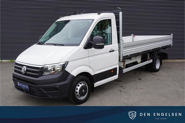 Volkswagen CRAFTER 180pk Dubbellucht 3-Zijdige kipper Trekhaak Navigatie Apple Airco carplay Tipper