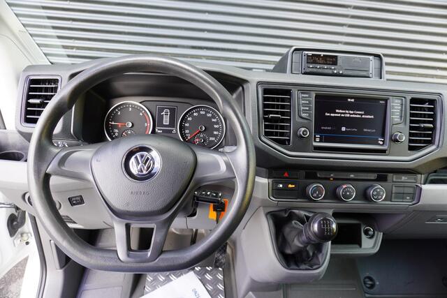 Volkswagen CRAFTER Dubbellucht 3500kg L3H3 L2H2 Glasresteel Apple Carplay Camera Tacho 3-zits
