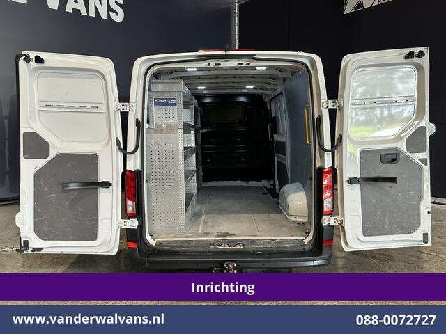 Volkswagen CRAFTER 2.0 TDI L3H2 L2H1 Inrichting Euro6 Airco | Apple Carplay | Trekhaak | Parkeersensoren Android Auto, Bijrijdersbank