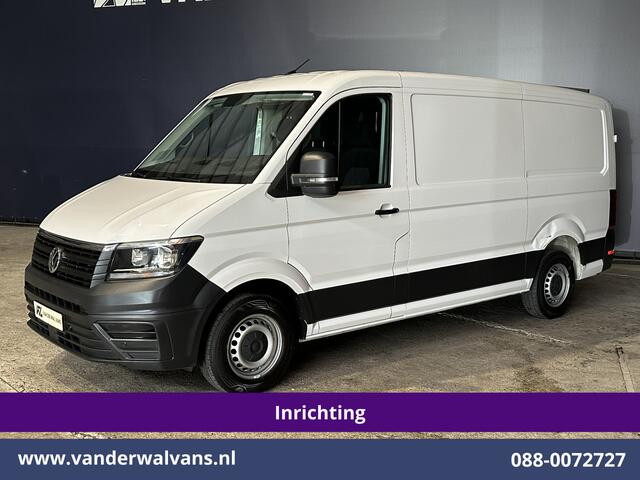 Volkswagen CRAFTER 2.0 TDI L3H2 L2H1 Inrichting Euro6 Airco | Apple Carplay | Trekhaak | Parkeersensoren Android Auto, Bijrijdersbank