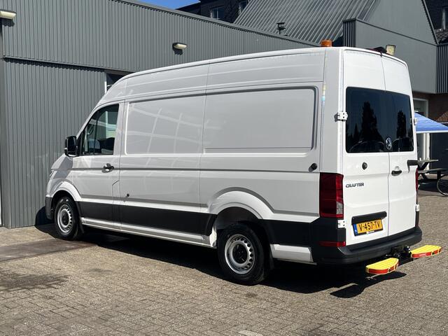 Volkswagen CRAFTER 35 2.0 TDI L3H3/L2H2 Werkplaatsinrichting Kastinrichting Servicewagen Omvormer Standkachel Airco Cruise controle Tekhaak 3000kg Camera Telefoonverbinding 1e eigenaar Dealer onderhouden Euro 6 Ex overheid