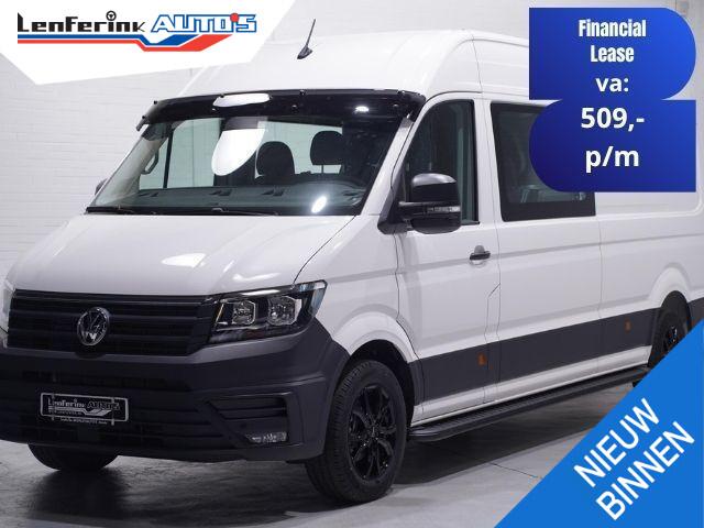 Volkswagen CRAFTER 2.0 TDI 140 pk L4H3 Dubbel Cabine 6p Airco, Cruise control, 17" LMV, Treeplanken, PDC V+A