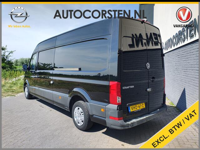 Volkswagen CRAFTER 35 2.0TDI 141PK Automaat L4H3 2X Schuifdeur Camera Apple Carplay Android Auto Cruise Control Navi Airco Pdc Betonplex Vloer Lat om Lat Betimmering Wandbeplating Euro 6 Origineel Nederlandse Bus