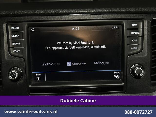 Volkswagen CRAFTER 2.0 177pk Pick Up Dubbele Cabine 3500kg Trekhaak Open Laadbak Euro6 Airco | 6-Zits | Camera | Navigatie | Apple Carplay Android Auto, Cruisecontrol, Chauffeursstoel
