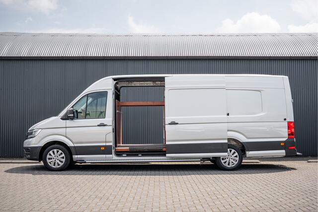 Volkswagen CRAFTER 2.0 TDI XL L5H3 | 177 PK | Rijplaten | Automaat | LED | Camera | Carplay | Schuifdeur L+R | PDC | Trekhaak