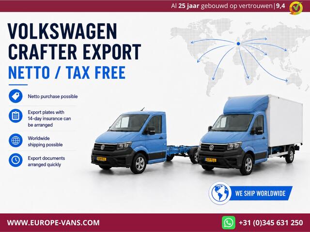 Volkswagen CRAFTER 35 2.0 TDI E6 Bakwagen met achterdeuren 2-Persoons 12-2020