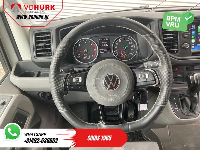 Volkswagen CRAFTER 35 2.0 TDI 140 pk DSG Aut. L3H2 Gev.stoel/ Alarm III/ Carplay/ Navi/ Camera/ PDC/ Cruise/ Trekhaak/ Airco
