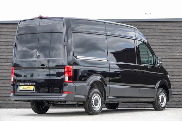 Volkswagen CRAFTER L3H3 | 2.0Tdi 140Pk Aut. | Nieuw Model | Stoel-Stoel | Achteruitrijcamera | LED | 17'' | Deep Black