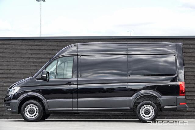 Volkswagen CRAFTER L3H3 | 2.0Tdi 140Pk Aut. | Nieuw Model | Stoel-Stoel | Achteruitrijcamera | LED | 17'' | Deep Black