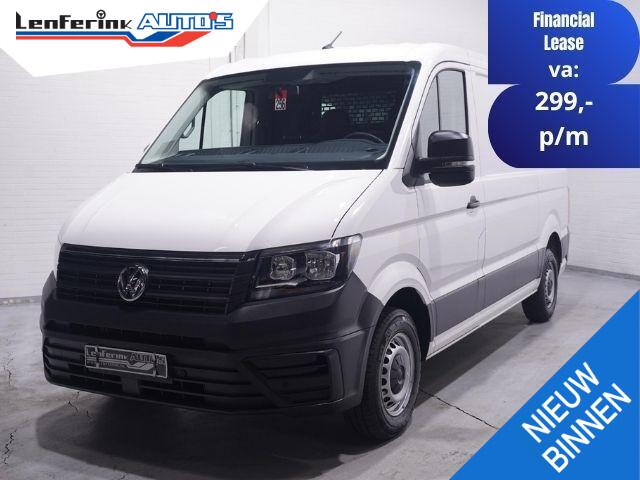Volkswagen CRAFTER 2.0 TDI 140 pk L3H2 Lang / Laag Airco, Navi Airco, Deuren met Ramen, DAB+, PDC V+A, 3-Zits