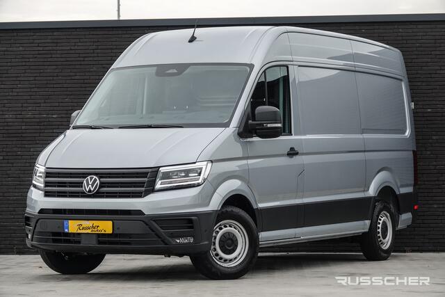 Volkswagen CRAFTER L3H3 | 2.0Tdi 140Pk Aut. | Nieuw Model | Stoel-Stoel | Achteruitrijcamera | LED | 17'' | Oyster Silver