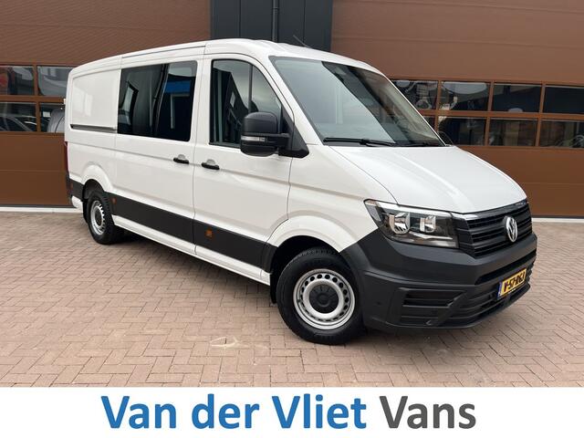 Volkswagen CRAFTER 35 2.0 TDI 141pk E6 L3 Comfortline Lease €422 p/m, Airco, Carplay, Navi, PDC, Bedrijfsinrichting, 2x Schuifdeur. Volledig onderhoudshistorie aanwezig