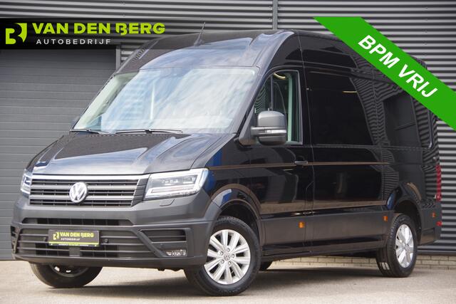 Volkswagen CRAFTER 35 2.0 TDI L3H3(L2H2) 3-ZITS, 177PK AUT. LED, ADAPT. CRUISE, STOELVERWARMING, STUURVERWARMING, VOORRUIT VERWARMING, STANDKACHEL, GEVEERDE ERGO ACTIVE STOEL