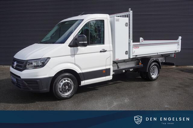 Volkswagen CRAFTER 50 N1 163pk Automaat Dubbellucht Kipper 3500kg Trekgewicht Trekhaak ACC Cruise control Apple Carplay