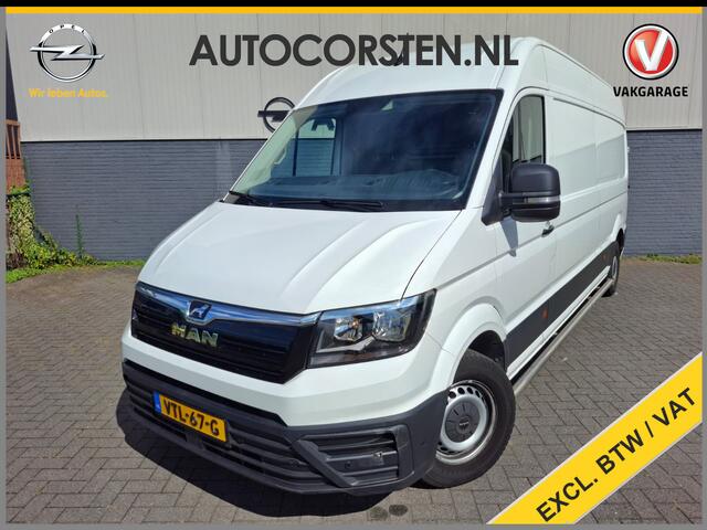 Volkswagen CRAFTER 35 2.0D L4H3 Extra Lang+Hoog Camera Comfort Stoel Airco Apple Carplay Android Auto Cruise Control Sidebars Navi* Pdc Betonplex Vloer Wandbetimmering Schuifdeur Origineel Nederlandse Auto