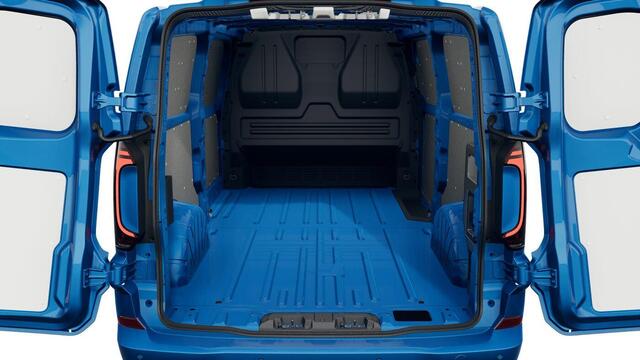 Volkswagen E-Transporter Bedrijfswagens Bulli L2 210 kW (286 pk) Elektrische aandrijving | Binnenspiegel met digitaal display en dashcamfunctie via app | Achterdeuren zonder ruit | Kunststof zijpanelen in laadruimte, hoog |