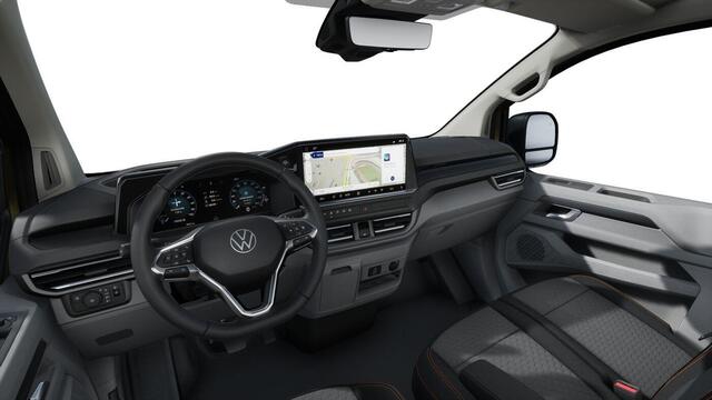 Volkswagen E-Transporter Bedrijfswagens PanAmericana L2 210 kW 286 pk Elektrische aandrijv | Climatronic climate control, 2-zones | Kunststof zijpanelen in laadruimte, hoog | Soundsystem 'harman kardon' met 4 luidsprekers, 1 center luidsprekers en 1 subwoofer | Trekhaak, vast |